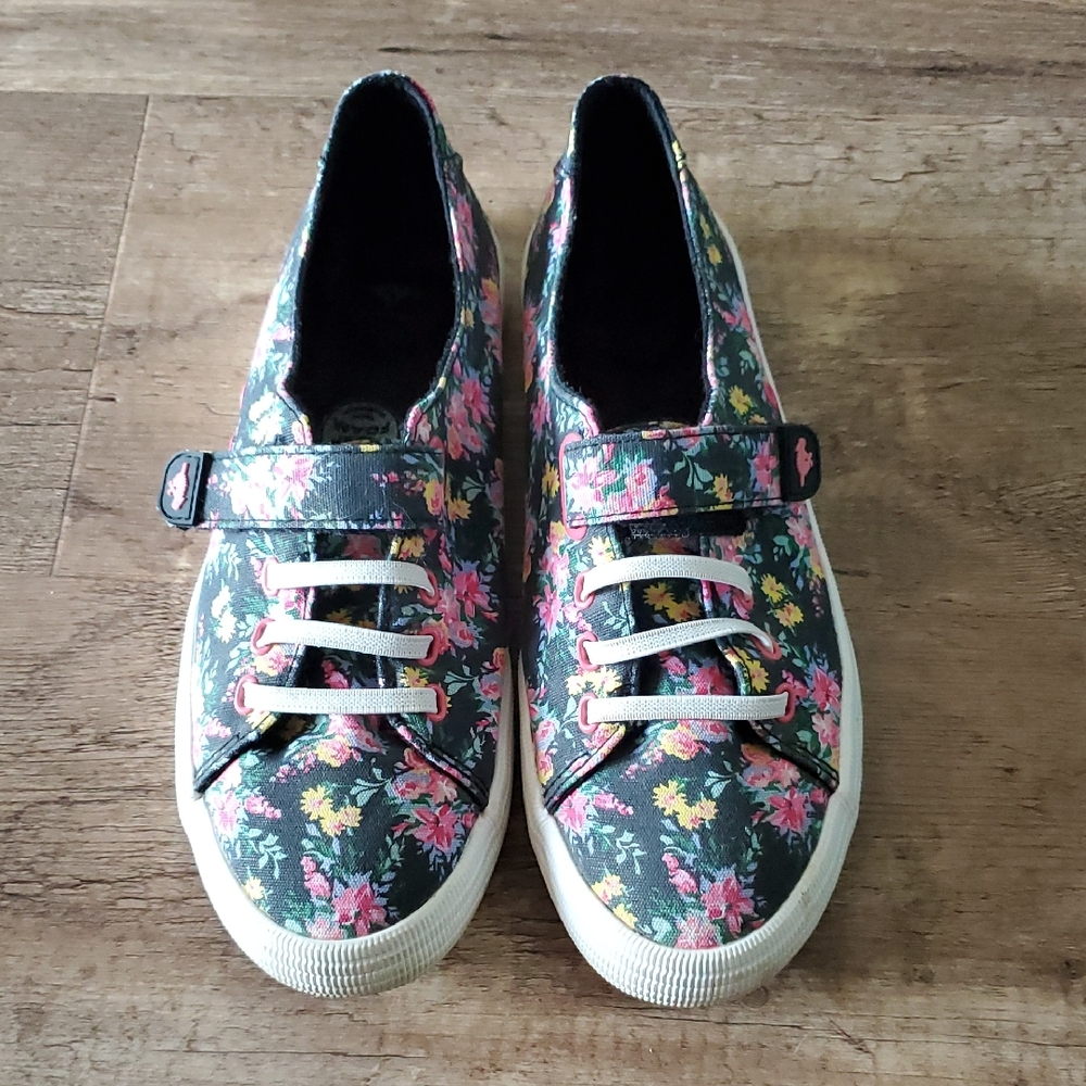 5/$15 Rocket Dog Floral Canvas Sneakers